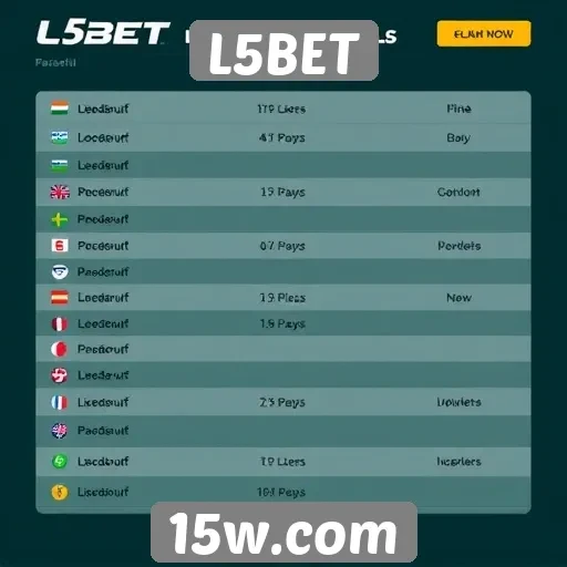 Métodos de pagamento aceitos pelo L5BET